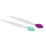 2 Pcs Silicone Head Double-Sided Cleaning Brush, Blackhead/Cutin/Pore Brush, Beauty and Skin Care Cleaning Tool In Australia - Darrahopens