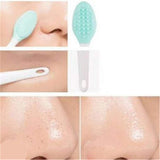 2 Pcs Silicone Head Double-Sided Cleaning Brush, Blackhead/Cutin/Pore Brush, Beauty and Skin Care Cleaning Tool In Australia - Darrahopens