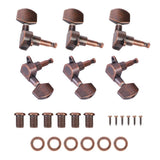 6 pcs/set Red bronze 3L 3R Guitar Tuning Pegs Red Bronze Acoustic Machine Heads Guitars Accessory In Australia - Darrahopens