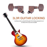 6 pcs/set Red bronze 3L 3R Guitar Tuning Pegs Red Bronze Acoustic Machine Heads Guitars Accessory In Australia - Darrahopens