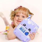 Cute Blueberries Milk Plush Pillow Fruit Stuffed Animal Toys Plushie Cartoon Soft Doll Home Hugging Gifts for Kids Purple