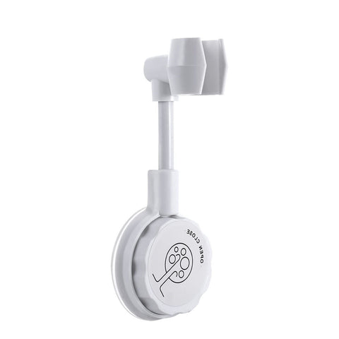 2 pcs Suction Cup Shower Holder Adjustable Shower Head Holder Universal Bathroom Bracket Nozzle Base Stand Punch-Free 360°Rotation