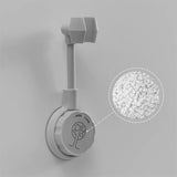 2 pcs Suction Cup Shower Holder Adjustable Shower Head Holder Universal Bathroom Bracket Nozzle Base Stand Punch-Free 360°Rotation