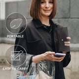 Cash Wallets for Women, Reusable Envelopes for Cash Leather Cash Envelope Wallet Men and Women Cash Wallet Envelope