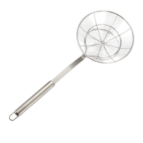 Strainer Spoon for Cooking and Frying, 15 Inches Strainer with Handle Stainless Steel Kitchen Utensils Fryer Scoop Strainer Spoon In Australia - Darrahopens