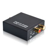 Coaxial Optical Digital Audio to RCA Analog Audio Converter RCA to Optical Converter - Digital to Analog Audio