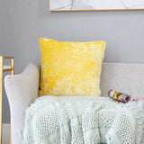 4 pcs Simple Nordic Household Products Velvet Cushion Cover ice Flower Velvet Sofa Bedside Living Room Pillow Cover (20x20)