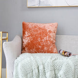 4 pcs Simple Nordic Household Products Velvet Cushion Cover ice Flower Velvet Sofa Bedside Living Room Pillow Cover (20x20)