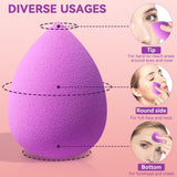 6 PCS Makeup Sponges Set, Makeup Sponges for Foundation, Latex Free Beauty Sponges, Flawless for Liquid