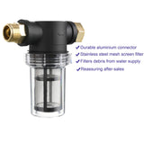 Garden Hose Filter for Pressure Washer Inlet Water, Inline Filter for Sediment, 40 Mesh Screen, Extra 100 Mesh