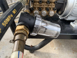 Garden Hose Filter for Pressure Washer Inlet Water, Inline Filter for Sediment, 40 Mesh Screen, Extra 100 Mesh
