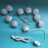 1 Set 10 Vanity Led Light Bulbs Stick on Mirror Light Lights for Vanity Mirror Style Mirror Light Led Vanity Mirror Lights
