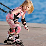 Ski Safety Straps for Kids Kids Ski Harness Training Safety Leash with Removable Leash for Skating Black In Australia - Darrahopens