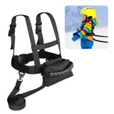 Ski Safety Straps for Kids Kids Ski Harness Training Safety Leash with Removable Leash for Skating Black