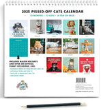 2025 Pissed-Off Cats Calendar- Funny, Sassy Gift for Cat lovers - 12 Month Planner for Joke Present,2025 Calendar
