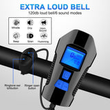 Bike Headlight, USB Rechargeable Bike Light, Waterproof Bicycle Headlight Lights Front and Back Mountain Bike Lights In Australia - Darrahopens