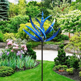 Large Outdoor Metal Wind Spinners, Unique and Magical Metal Windmill, Lawn Solar Wind Spinners, 360 Degrees Swivel Wind In Australia - Darrahopens