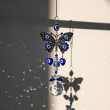 Evil Eye Car Hanging Ornament Blue Evil Eye for Rear View Mirror Decor Protection and Good Luck Charm Window Hanging