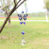 Evil Eye Car Hanging Ornament Blue Evil Eye for Rear View Mirror Decor Protection and Good Luck Charm Window Hanging