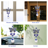 Evil Eye Car Hanging Ornament Blue Evil Eye for Rear View Mirror Decor Protection and Good Luck Charm Window Hanging