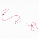 2 pcs Hamster Harness,Adjustable Harness Vest Leash Hamster Chest Straps with a Small Bell Rat Mouse Squirrel Small Animal