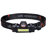 LED Head Flashlight, Head Lamp Waterproof for Night Fishing for Camping for Cycling Noire Fishing Outdoor