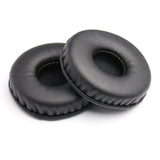 Replacement Earpads Leather Ear Cushions Spare Ear Pads Kit fit for Most Headphone Universal Diameter 70MM(1Pair Black) In Australia - Darrahopens