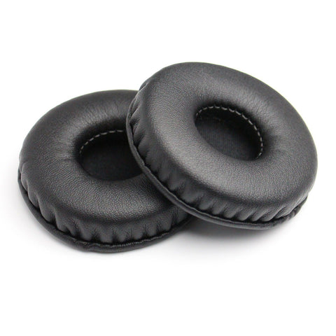 Replacement Earpads Leather Ear Cushions Spare Ear Pads Kit fit for Most Headphone Universal Diameter 70MM(1Pair Black) In Australia - Darrahopens