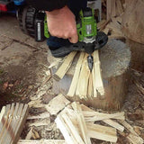 Firewood Drill Bit Wood Splitter,4PCS Firewood Splitter,Firewood Kindling Splitter Duty Drill Screw Cone Driver