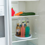 10 Inches Lazy Turntable, Pantry Organizers and Storage Spice Rack Can Organizer for Kitchen Cabinet Fridge, Decorative Tray