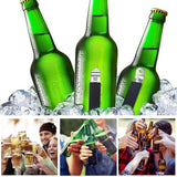 3 Pieces Magnetic Bottle Openers Can Opener Classic Beer Opener Stainless Steel Small Bottle Opener Can Tapper with Magnet