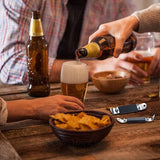 3 Pieces Magnetic Bottle Openers Can Opener Classic Beer Opener Stainless Steel Small Bottle Opener Can Tapper with Magnet