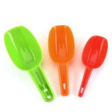 Set of 3 Plastic Flour Scoop Ice Scooper Multi PuRPose Plastic Kitchen Scoops Canisters Popcorn Scoop
