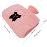 Hand Warmer Hot Water Bottle, Large Water Bag for Hot and Cold Compress, Ideal for Menstrual Cramps, Neck
