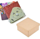 Factory Direct Craft Pack of 8 Paper Mache Square Boxes Premade Kraft Cardboard Square Papier Mache Gift