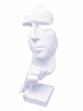 Modern and Simple Sculptures The Thinker Statue,Silence is Gold Keep Silence Statues and Figurines Desk Decoration In Australia - Darrahopens