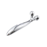 Skin Care Face Massager Tightens & Tones Skin Appearance, Improves Complexion, and Reduces Aging & Wrinkles, Silver