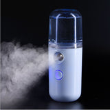 2 pcs Mini Facial Steamer, Handy Moisturizing Mist Sprayer, Atomization Skin Care Steamer, USB Rechargeable In Australia - Darrahopens