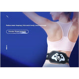 EMS Fitness Shaping Belt, Muscle Stimulator and Muscle Improvement - Your Ab Machine for Effortless Fitness Black