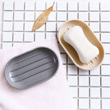 3PCS Soapbox Self Draining Soap Dish Oval Soap Case Soap Saver Holder Bathroom Accrssoreies Sponge Soap Holder Soap Tray In Australia - Darrahopens