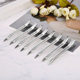 10 Pieces Duck Bill Hair Clips s Duckbill Hair Clips Metal Alligator Curl Clips for Women Styling Sectioning Long Hair