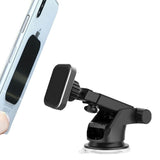 （grey）Magnetic Phone car Mount,fit in Dashboard and Windshield,Strong Magnet,360 Degree Phone Holder