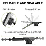 （grey）Magnetic Phone car Mount,fit in Dashboard and Windshield,Strong Magnet,360 Degree Phone Holder
