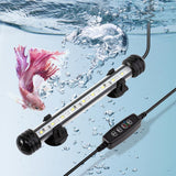 (15.35inch)Submersible Aquarium Light Underwater Fish Tank Light LED Aquarium Light Bar with Timer Auto On/Off and Dimmer Adjustable