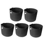 6 PCS（10 gallons）Outdoor Modern Lightweight Non-Woven Insulating Fabric Breathable Grow Bags for Indoor or Outdoor Gardening