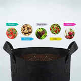 6 PCS（10 gallons）Outdoor Modern Lightweight Non-Woven Insulating Fabric Breathable Grow Bags for Indoor or Outdoor Gardening