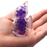 12 PCS(Random color and style)Decompression Toy Bright Colors Relieve Stress Smooth Edge Clear Texture Dinosaur Pinch Toy Kids
