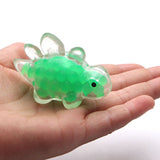 12 PCS(Random color and style)Decompression Toy Bright Colors Relieve Stress Smooth Edge Clear Texture Dinosaur Pinch Toy Kids