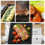 （4-piece set）Grill Pan for Indoor Cooking，Grill Skillet，Flat Frying Pan，Non Stick Griddle for Stove Top，Nonstick Griddle In Australia - Darrahopens
