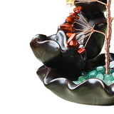 Incense Burner Stress Relief Incense Burner Faux Crystal Tree Backflow Incense Holder for Home Meditation Room Decorations In Australia - Darrahopens